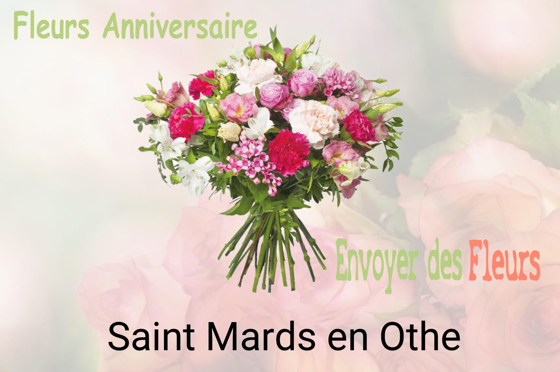Bouquet de fleurs d’anniversaire livré à Saint-Mards-en-Othe