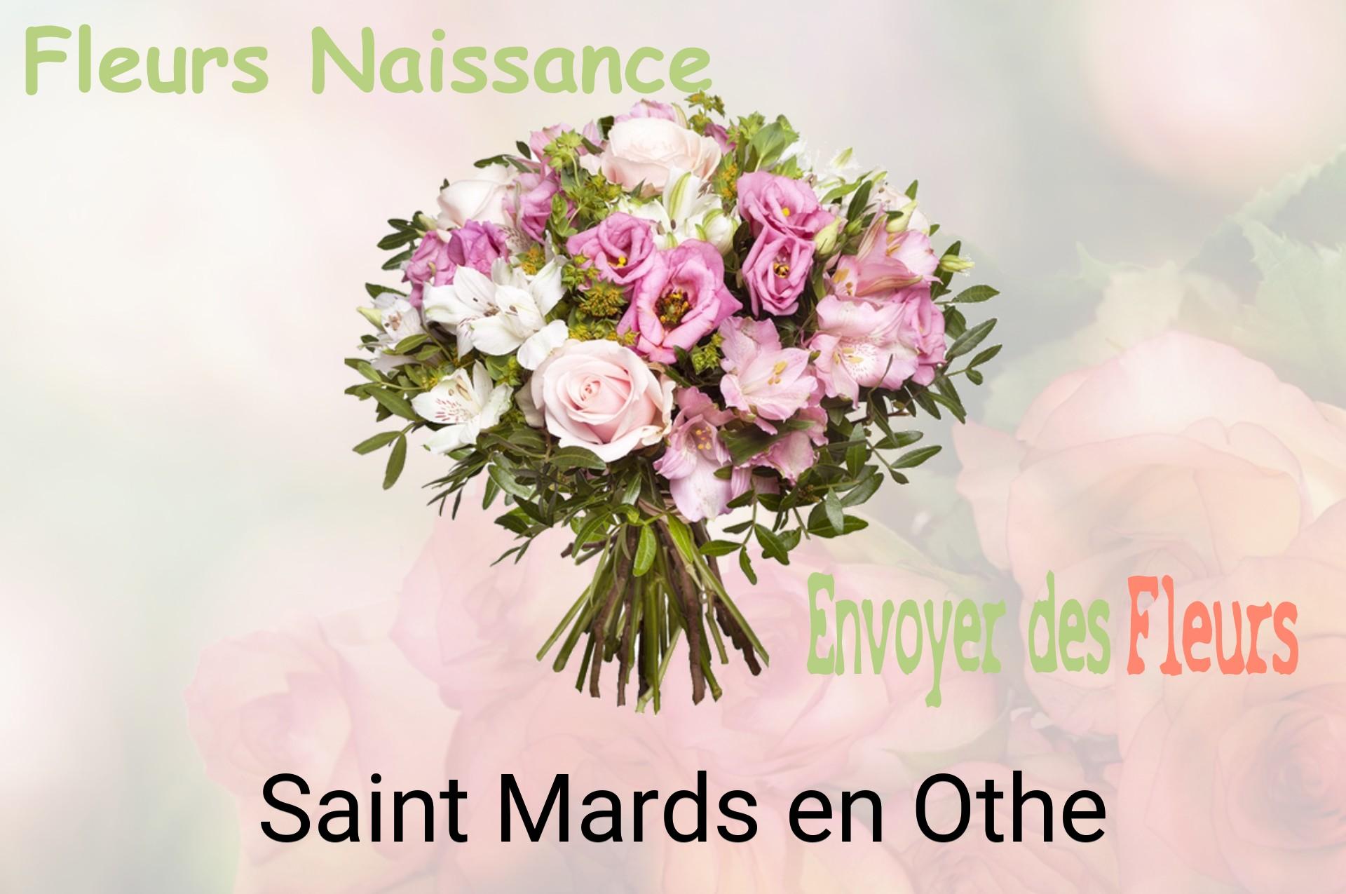 Bouquet de fleurs de naissance livré à Saint-Mards-en-Othe